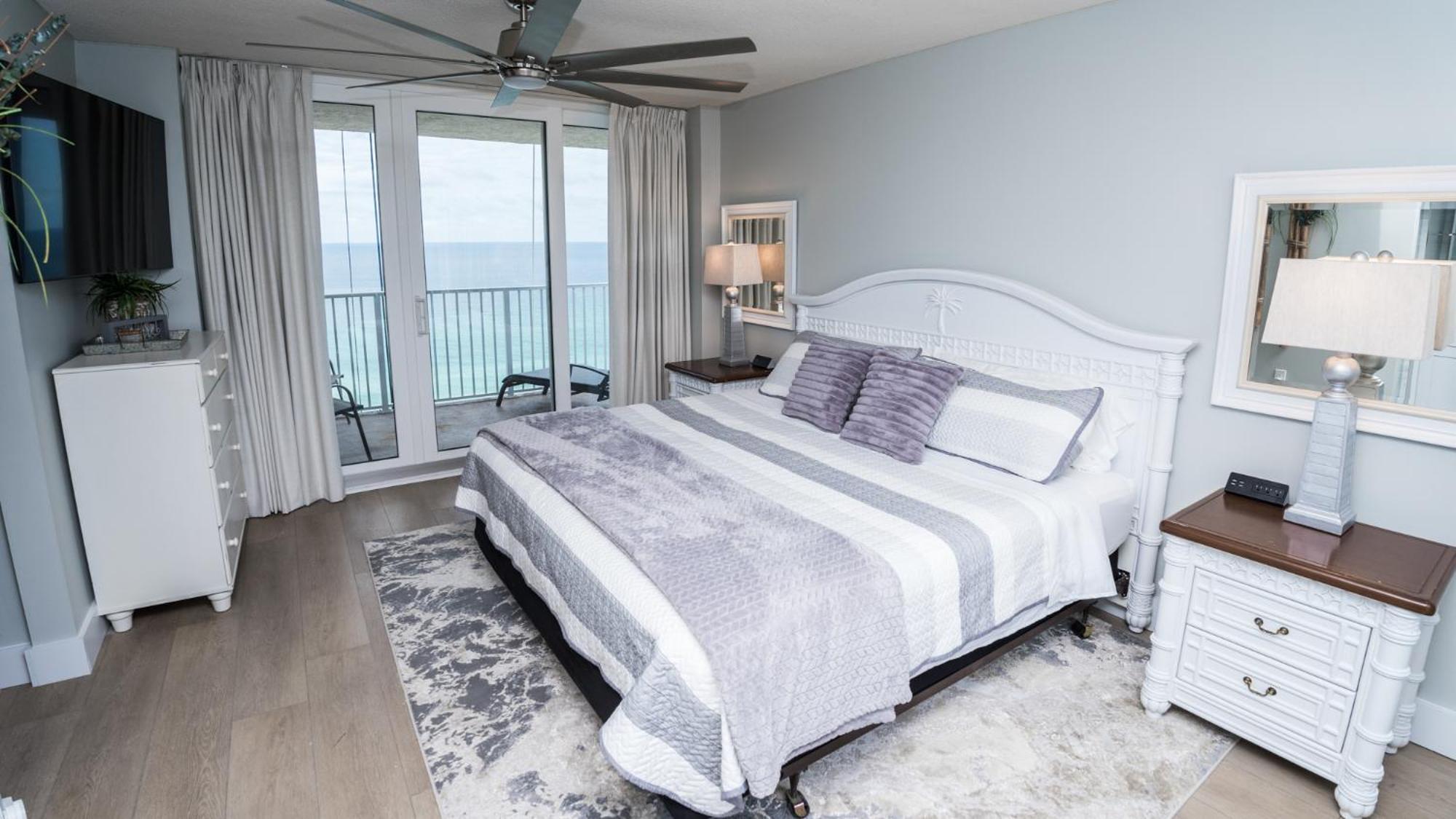 New Rental - 3Br 3Ba Corner Beachfront - 2024 Remodel - 3 Pools, Tiki Hut, Gym, Tennis Panama City Beach Exteriér fotografie
