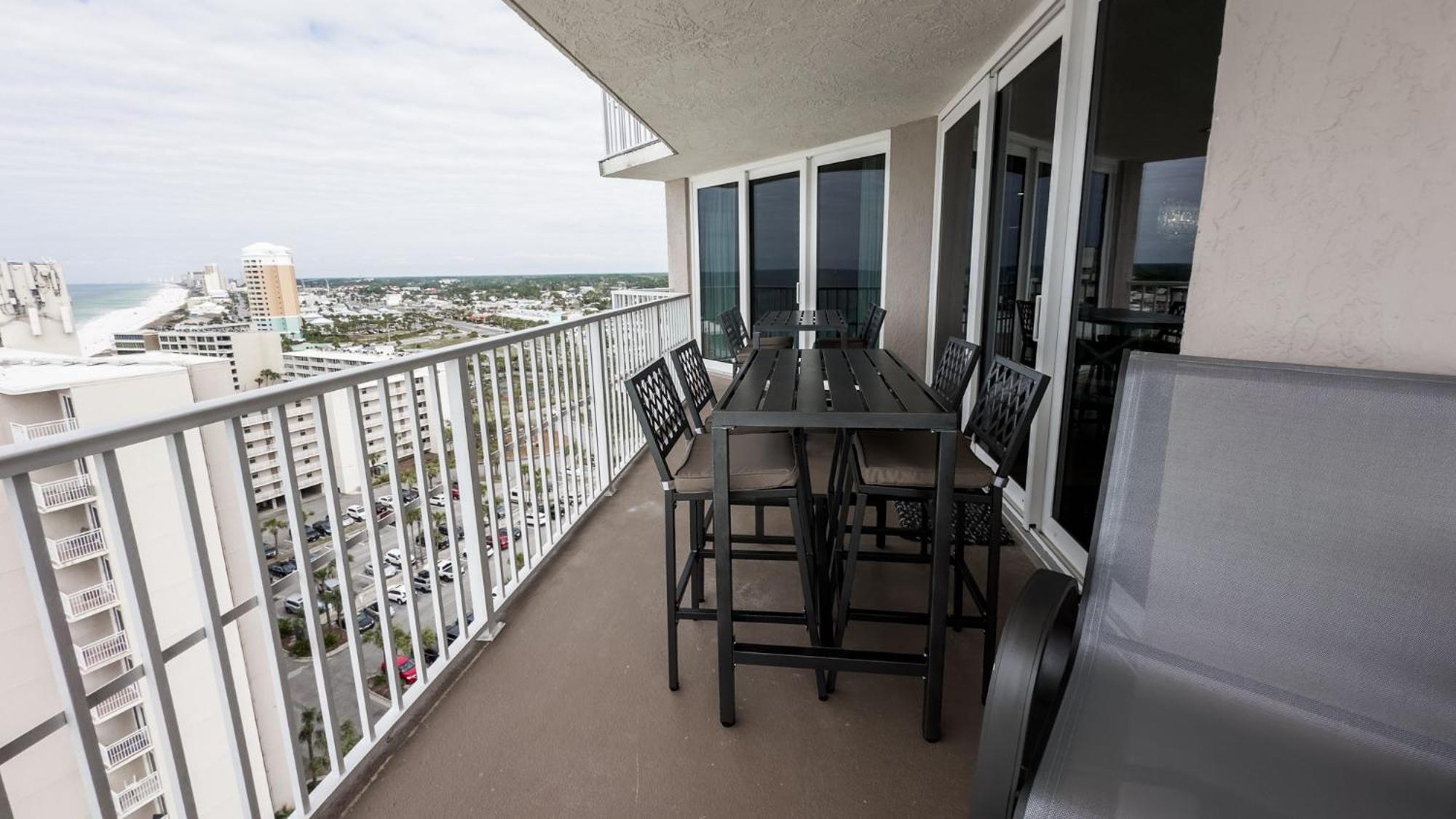 New Rental - 3Br 3Ba Corner Beachfront - 2024 Remodel - 3 Pools, Tiki Hut, Gym, Tennis Panama City Beach Exteriér fotografie